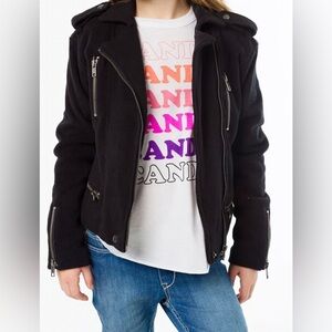 NWT | Chaser | Knit Moto Jacket | Sz M